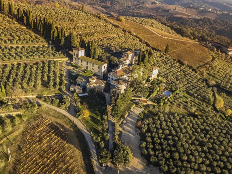 Fattoria di Cinciano von Oben