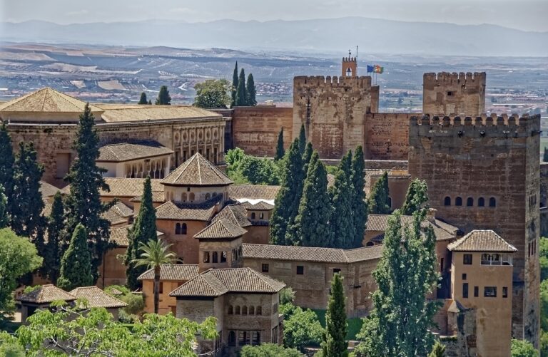 Nasrid Palaces, historische Festung in Granada, Spanien