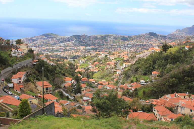 Blick in die Tiefe - Funchal von oben